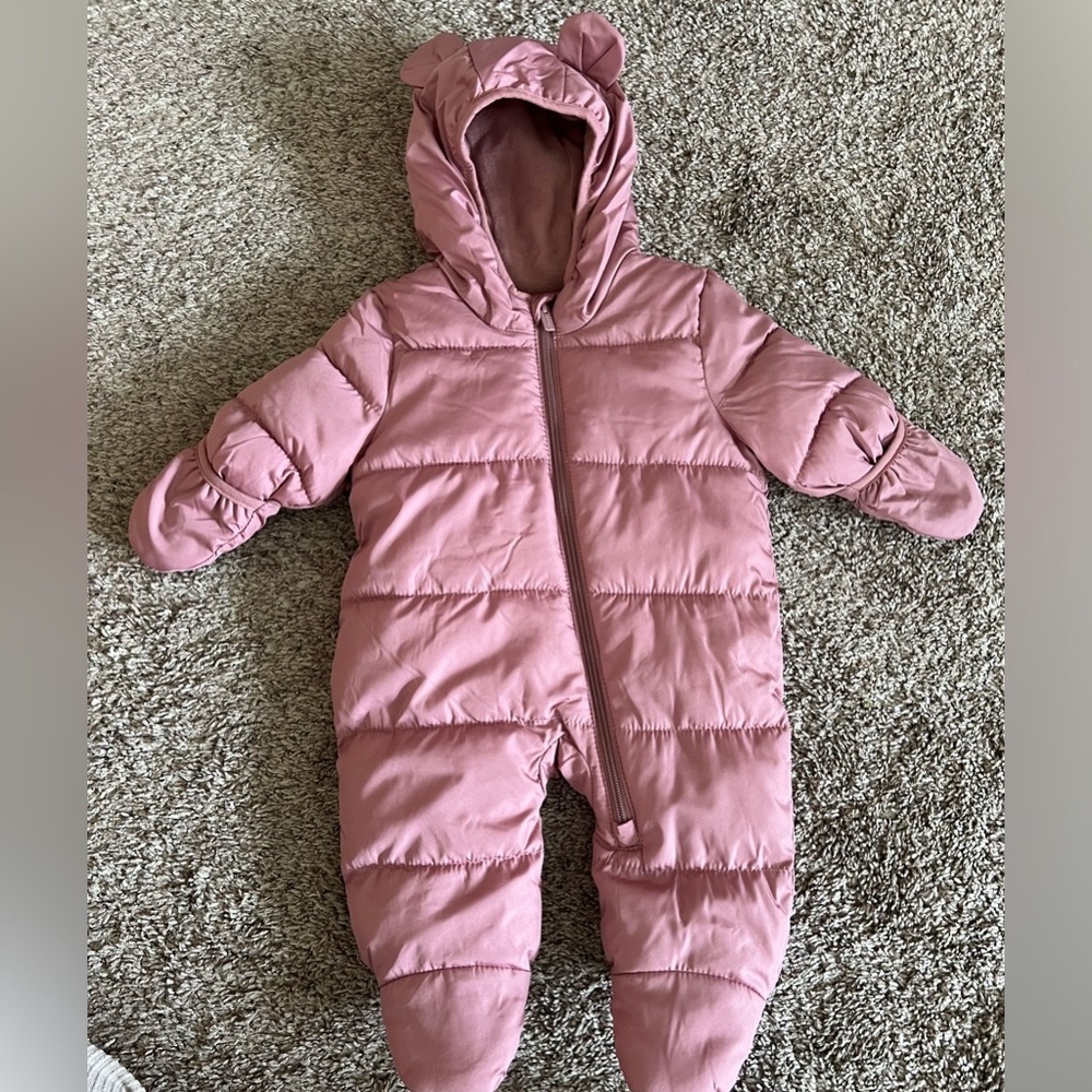 Baby Girl Snowsuit